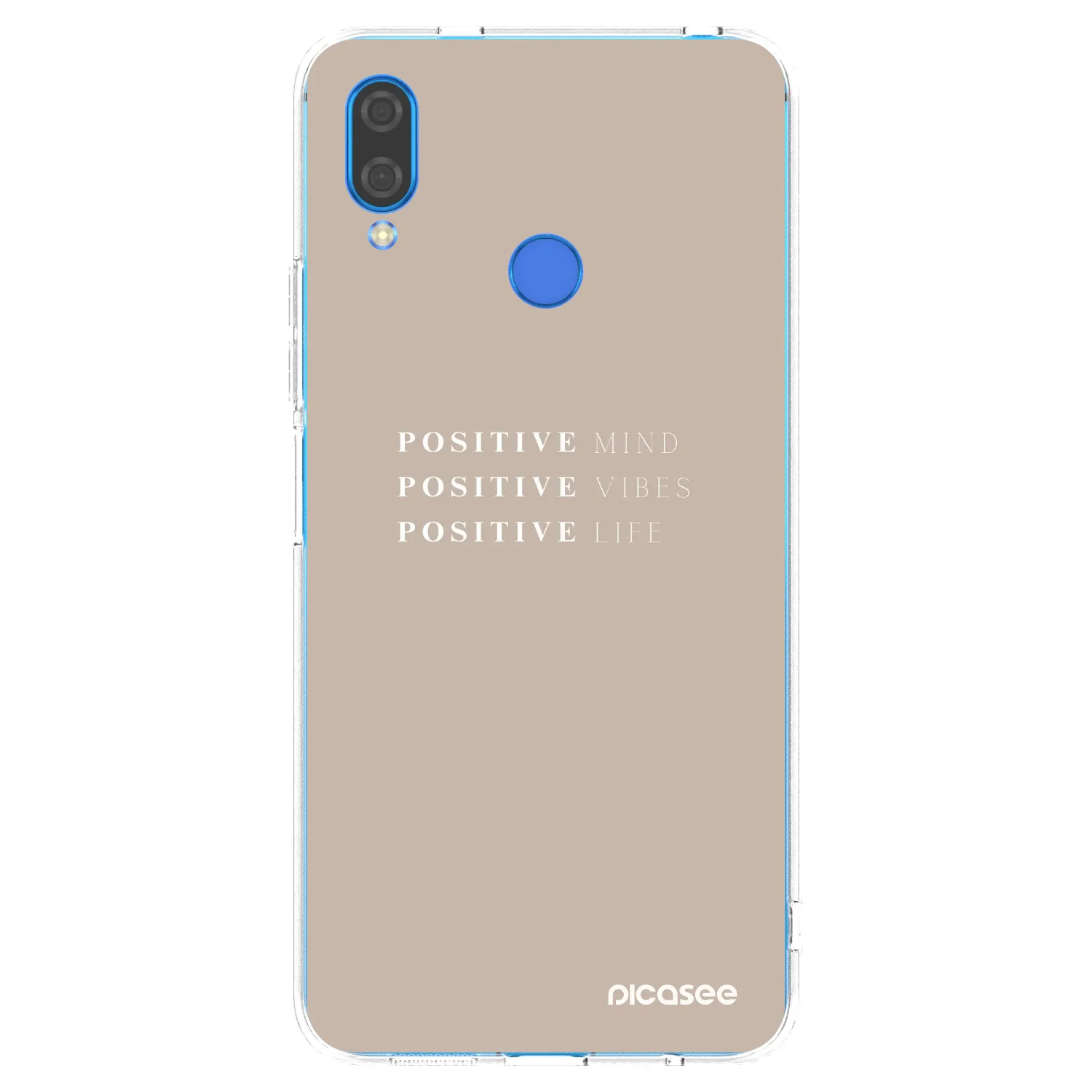 Picasee silikonowe przeźroczyste etui na Huawei Nova 3i - Positive Vibes