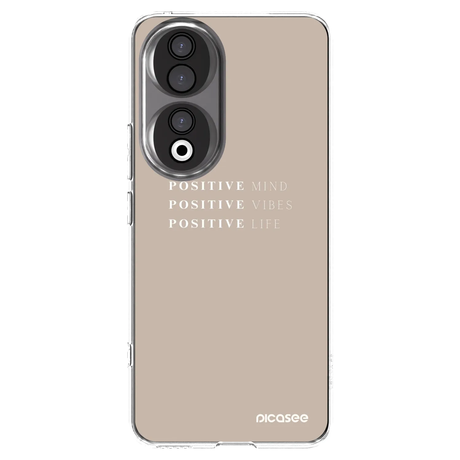 Picasee silikonowe przeźroczyste etui na Honor 90 5G - Positive Vibes