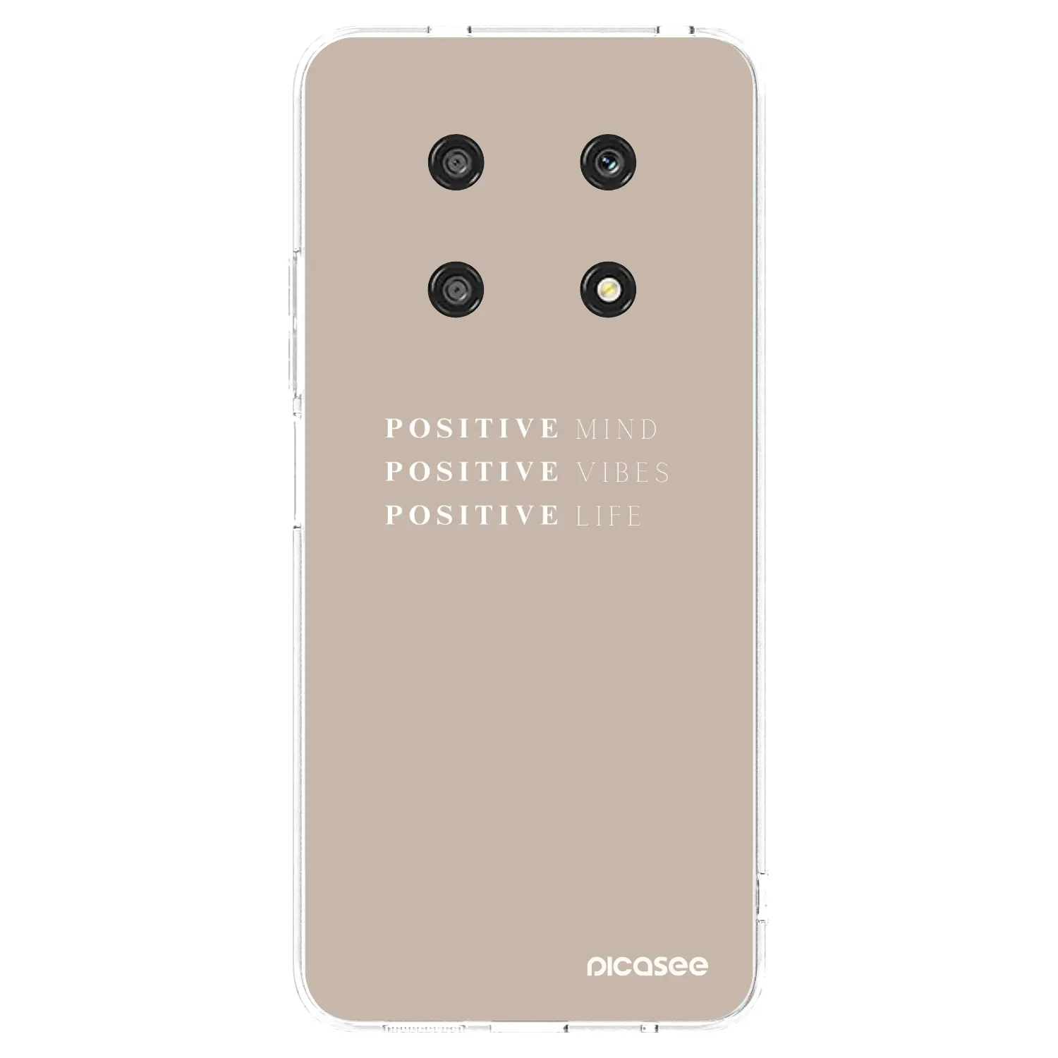 Picasee silikonowe przeźroczyste etui na Honor Magic4 Lite 5G - Positive Vibes