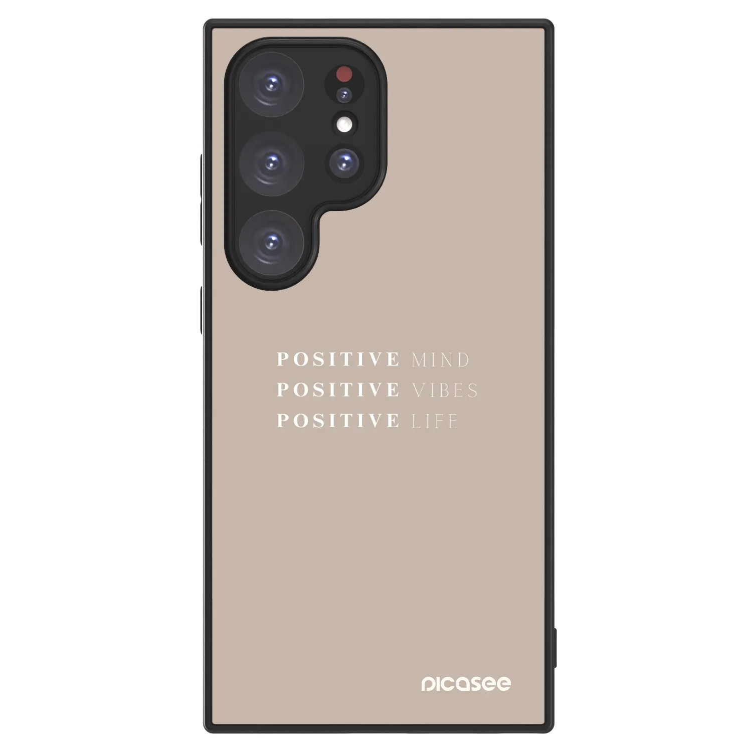 Picasee ULTIMATE CASE PowerShare pro Samsung Galaxy S24 Ultra S928B 5G - Positive Vibes