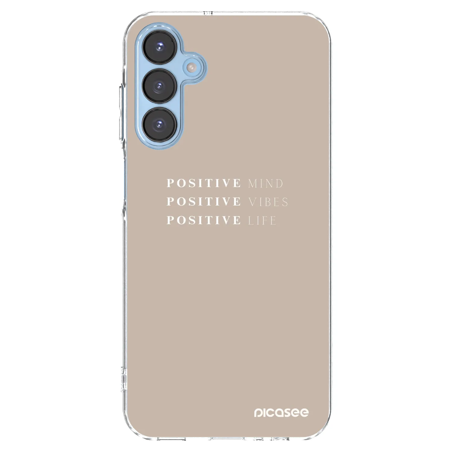 Picasee silikonowe przeźroczyste etui na Samsung Galaxy A15 A156B 5G - Positive Vibes