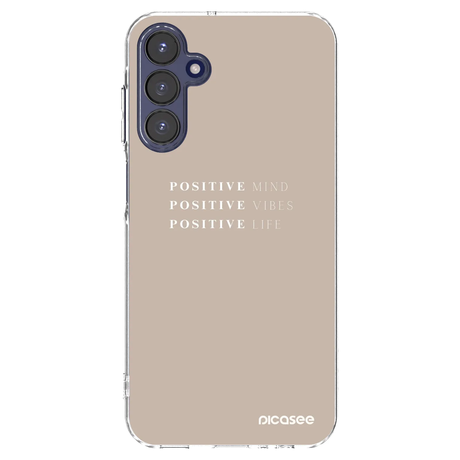 Picasee silikonowe przeźroczyste etui na Samsung Galaxy A15 A155F 4G - Positive Vibes