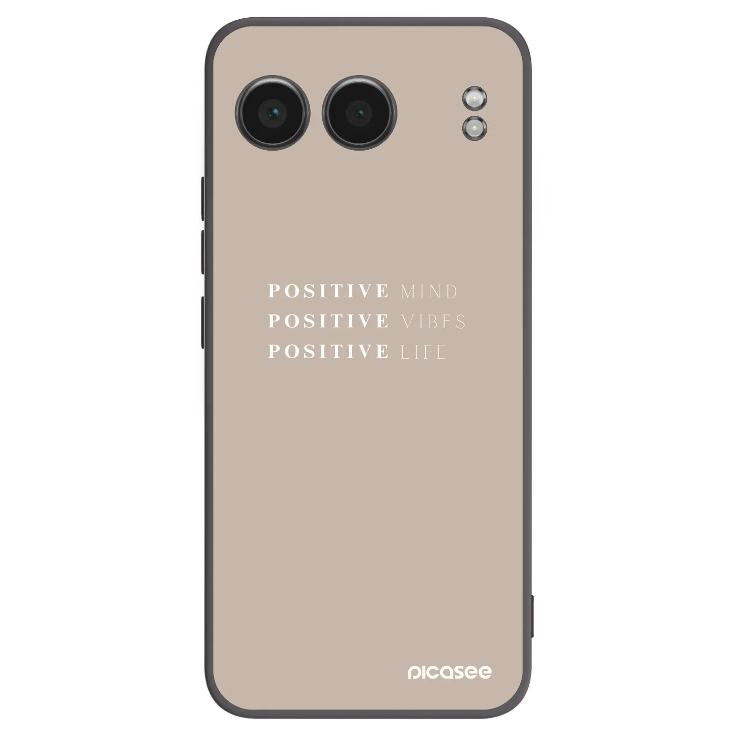 Picasee silikonowe czarne etui na OnePlus Nord 4 - Positive Vibes