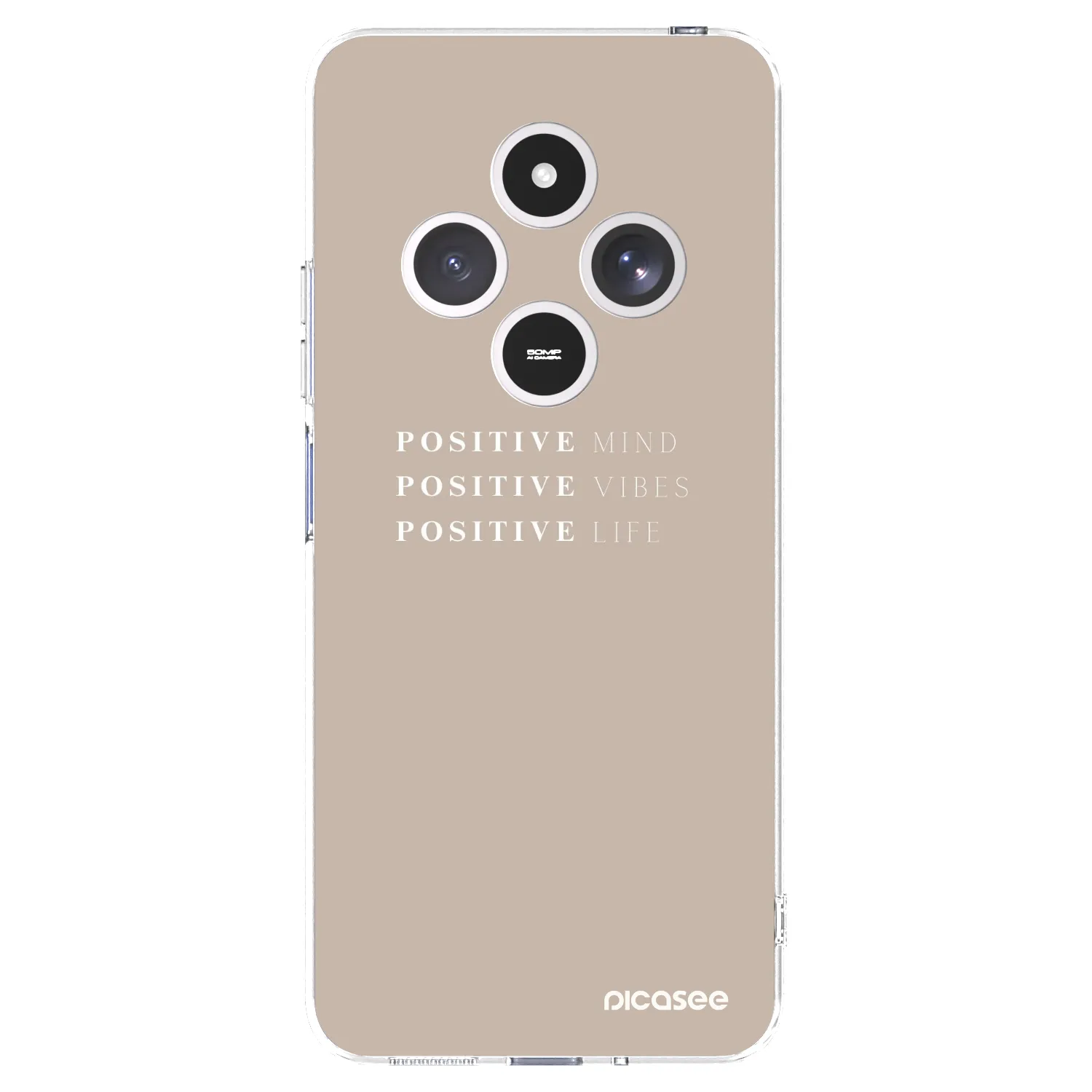 Picasee silikonowe przeźroczyste etui na Xiaomi Redmi 14C - Positive Vibes
