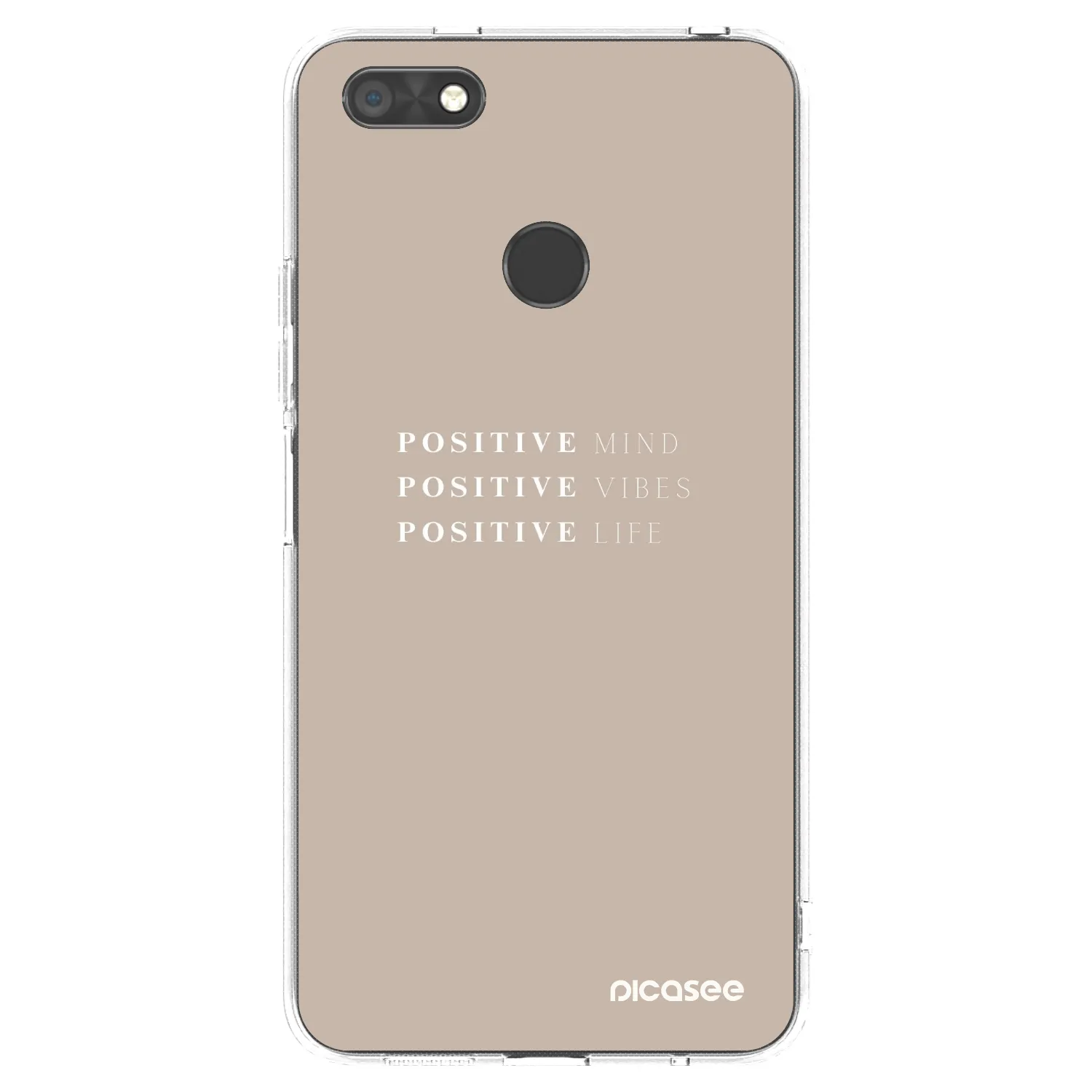 Picasee silikonowe przeźroczyste etui na Huawei P9 Lite Mini - Positive Vibes