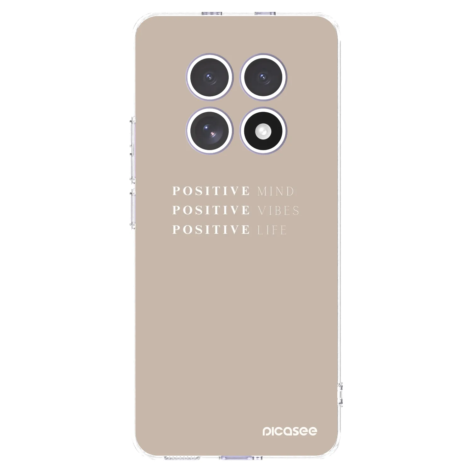 Picasee silikonowe przeźroczyste etui na Xiaomi Redmi Note 15 - Positive Vibes