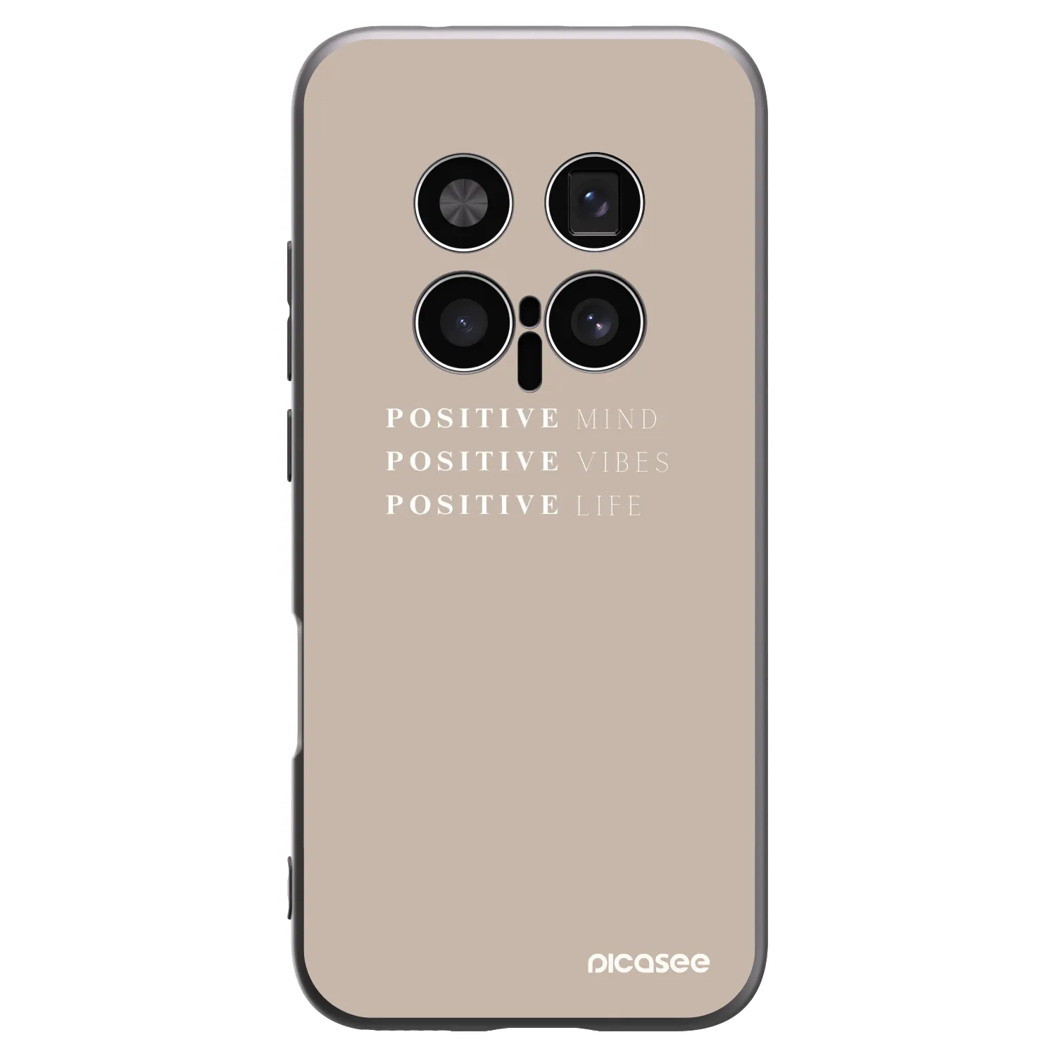 Picasee silikonowe czarne etui na Honor Magic8 Pro 5G - Positive Vibes