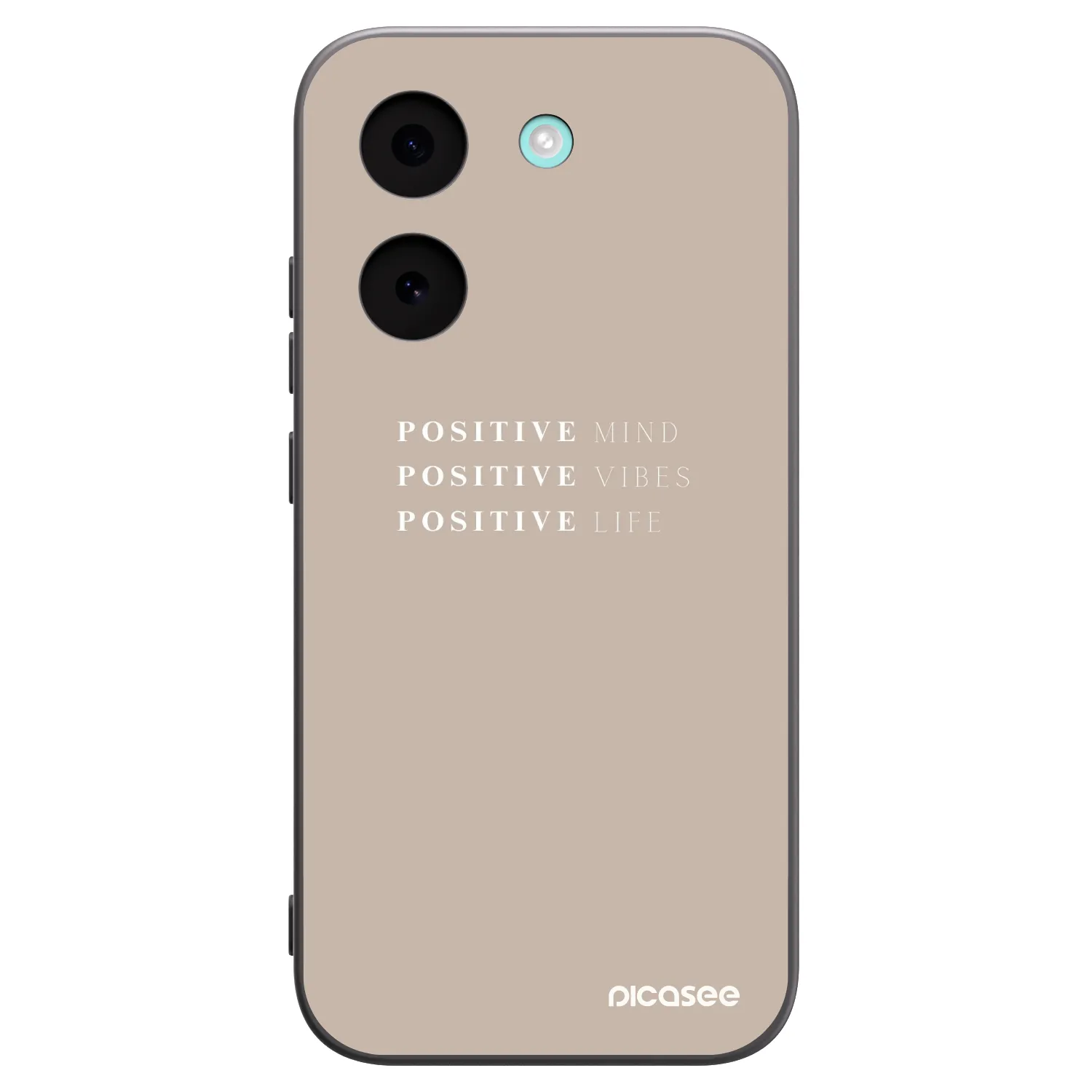 Picasee silikonowe czarne etui na Xiaomi Poco X8 Pro - Positive Vibes
