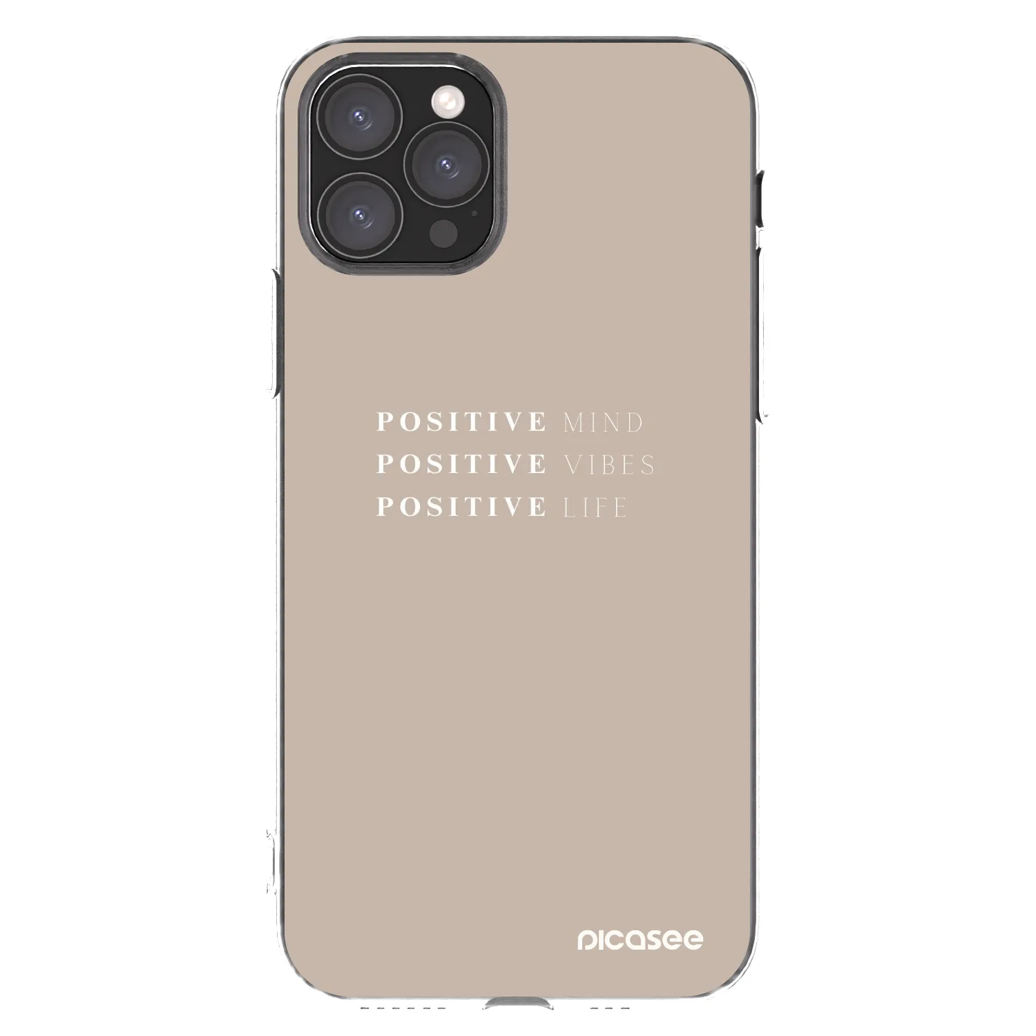 Picasee silikonowe przeźroczyste etui na Apple iPhone 11 Pro - Positive Vibes