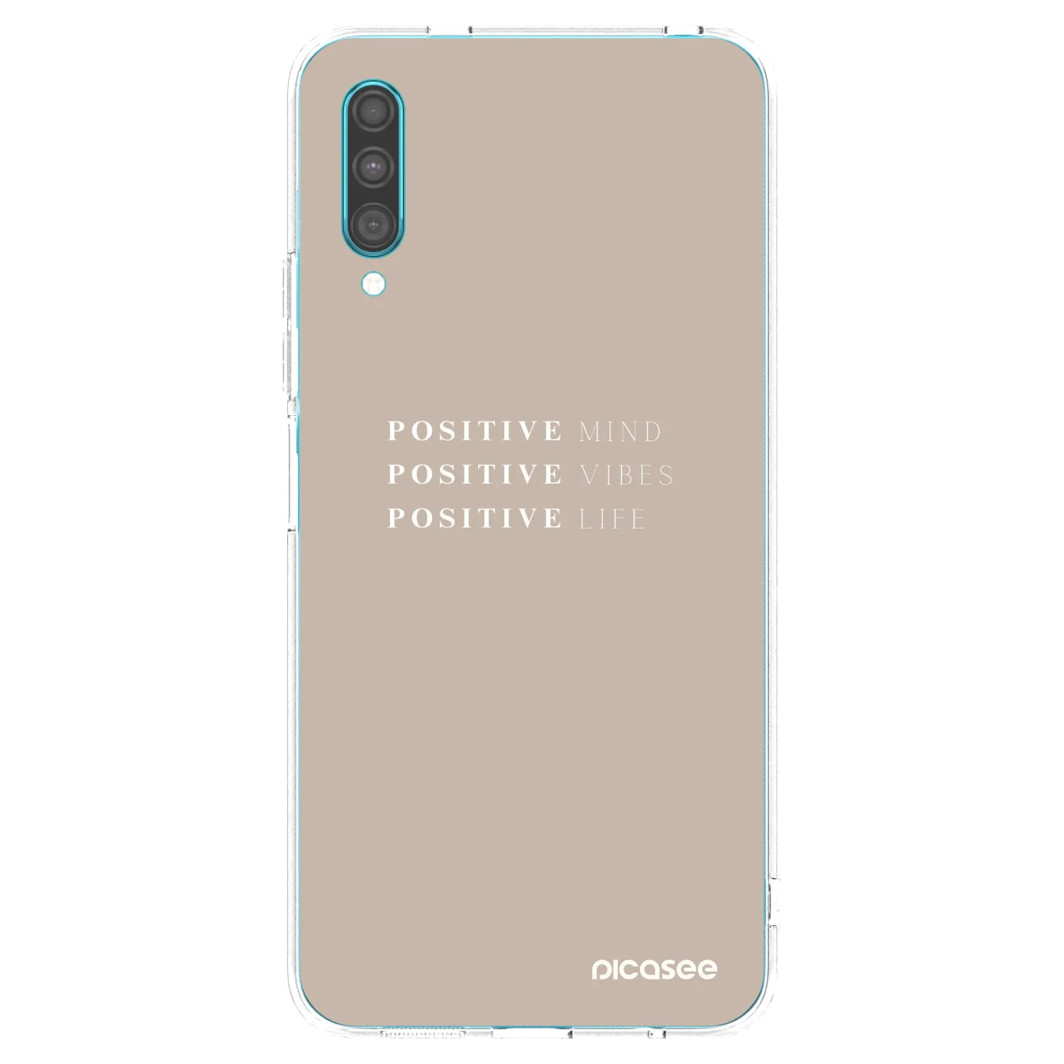 Picasee silikonowe przeźroczyste etui na Samsung Galaxy A30s A307F - Positive Vibes