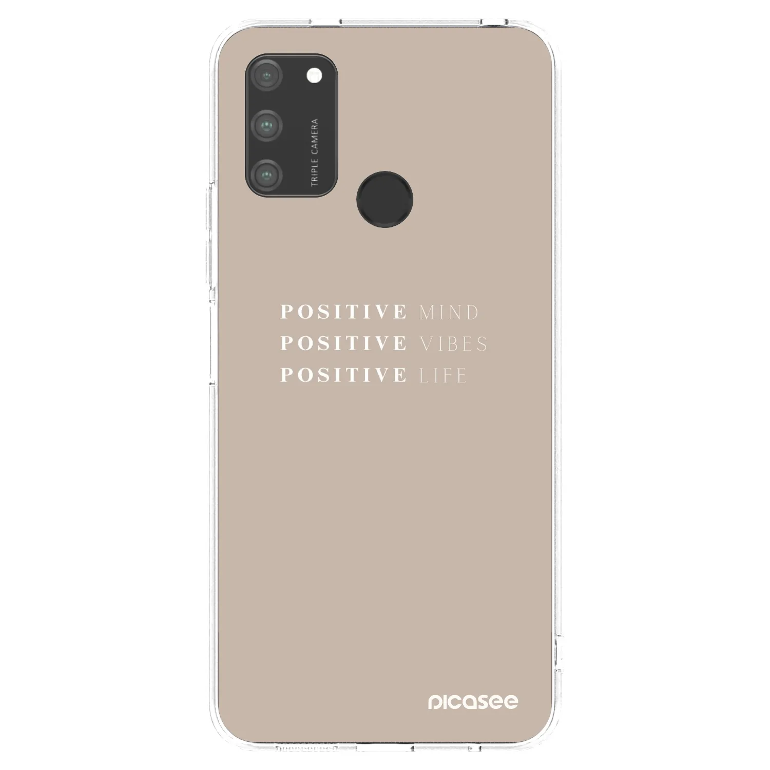 Picasee silikonowe przeźroczyste etui na Honor 9A - Positive Vibes