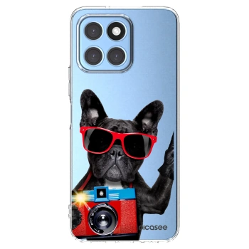 Picasee silikonowe przeźroczyste etui na Honor X6 - Französische Bulldogge