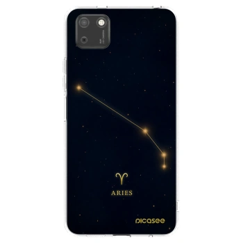Picasee silikonowe przeźroczyste etui na Huawei Y5P - ARIES