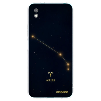 Picasee silikonowe czarne etui na Xiaomi Redmi 9A - ARIES