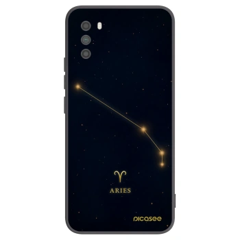 Picasee silikonowe czarne etui na Xiaomi Poco M3 - ARIES