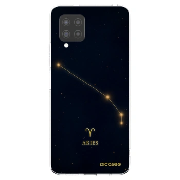 Picasee silikonowe przeźroczyste etui na Samsung Galaxy A42 A426B - ARIES