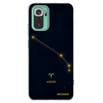 Picasee silikonowe przeźroczyste etui na Xiaomi Redmi Note 10 Pro - ARIES