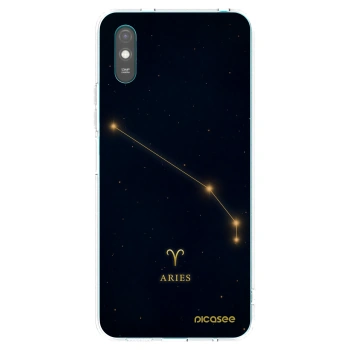 Picasee silikonowe przeźroczyste etui na Xiaomi Redmi 9AT - ARIES