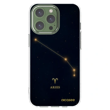 Picasee silikonowe przeźroczyste etui na Apple iPhone 13 Pro - ARIES