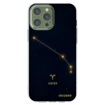 Picasee silikonowe przeźroczyste etui na Apple iPhone 13 Pro Max - ARIES