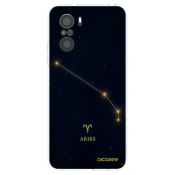 Picasee silikonowe przeźroczyste etui na Xiaomi Poco F3 - ARIES