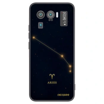 Picasee silikonowe czarne etui na Xiaomi Mi 11 Ultra - ARIES