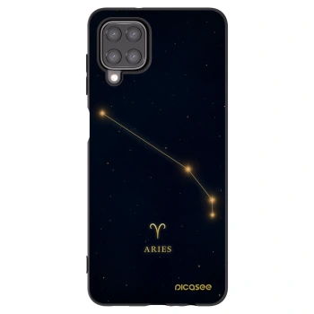 Picasee silikonowe czarne etui na Samsung Galaxy M12 M127F - ARIES