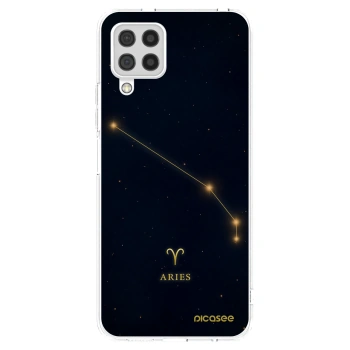 Picasee silikonowe przeźroczyste etui na Samsung Galaxy A22 A225F 4G - ARIES