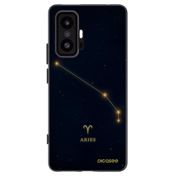 Picasee silikonowe czarne etui na Xiaomi 11T - ARIES