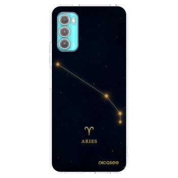 Picasee silikonowe przeźroczyste etui na Motorola Moto G60 - ARIES