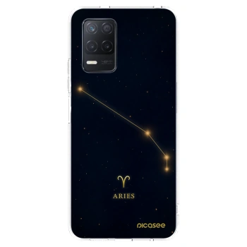 Picasee silikonowe przeźroczyste etui na Realme 8 5G - ARIES