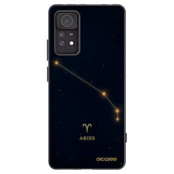 Picasee silikonowe czarne etui na Xiaomi Redmi Note 11 Pro 5G - ARIES