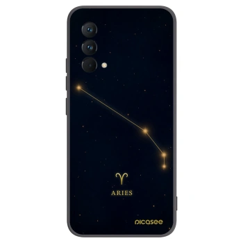 Picasee silikonowe czarne etui na Realme GT Master Edition 5G - ARIES