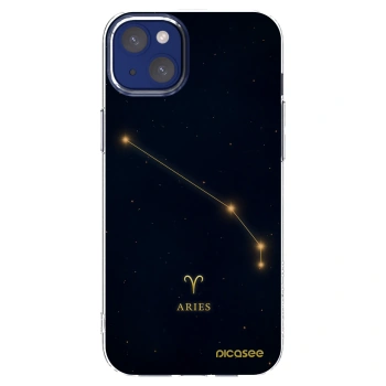 Picasee silikonowe przeźroczyste etui na Apple iPhone 14 Plus - ARIES
