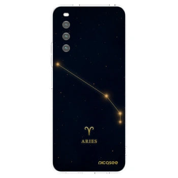 Picasee silikonowe przeźroczyste etui na Sony Xperia 10 IV 5G - ARIES