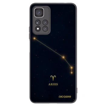 Picasee silikonowe czarne etui na Xiaomi Redmi Note 11 Pro+ 5G - ARIES