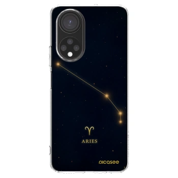 Picasee silikonowe przeźroczyste etui na Honor X7 - ARIES