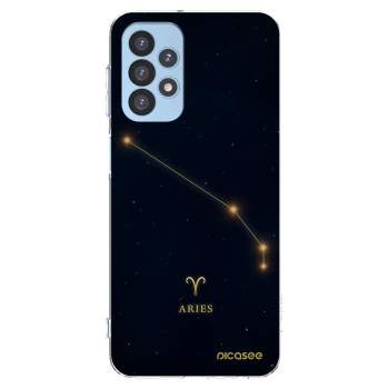 Picasee silikonowe przeźroczyste etui na Samsung Galaxy A23 A235F 4G - ARIES