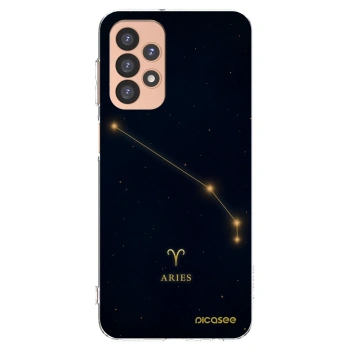 Picasee silikonowe przeźroczyste etui na Samsung Galaxy A23 A236B 5G - ARIES