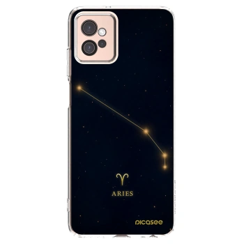 Picasee silikonowe przeźroczyste etui na Motorola Moto G32 - ARIES