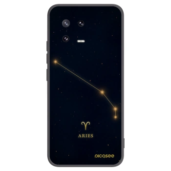 Picasee silikonowe czarne etui na Xiaomi 13 Pro - ARIES