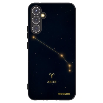 Picasee silikonowe czarne etui na Samsung Galaxy A34 5G A346B - ARIES