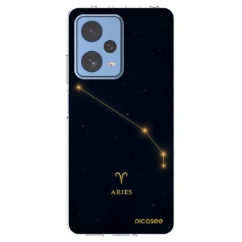 Picasee silikonowe przeźroczyste etui na Xiaomi Redmi Note 12 Pro 5G - ARIES