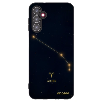 Picasee silikonowe czarne etui na Samsung Galaxy A14 5G A146P - ARIES