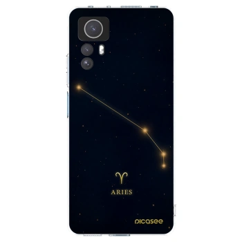 Picasee silikonowe przeźroczyste etui na Xiaomi Redmi Note 12S - ARIES