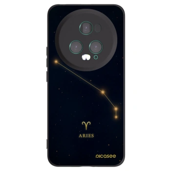 Picasee silikonowe czarne etui na Honor Magic5 Pro - ARIES