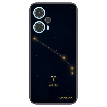 Picasee silikonowe czarne etui na Xiaomi Poco F5 - ARIES
