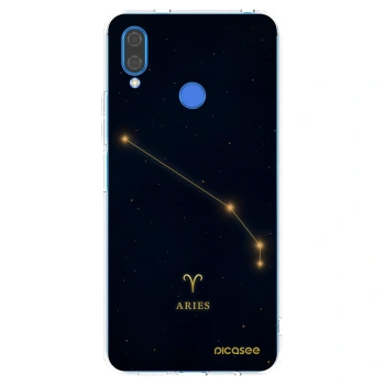 Picasee silikonowe przeźroczyste etui na Huawei Nova 3i - ARIES
