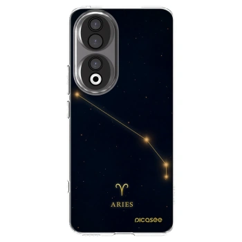 Picasee silikonowe przeźroczyste etui na Honor 90 5G - ARIES