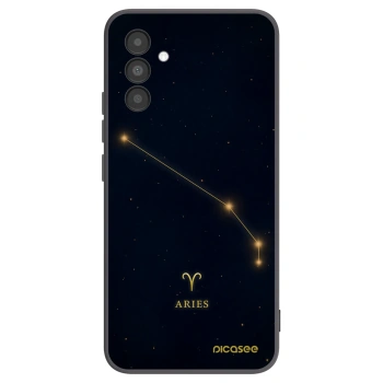 Picasee silikonowe czarne etui na Samsung Galaxy A04s A047F - ARIES
